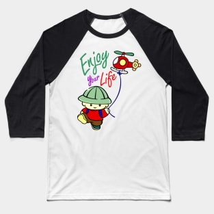 Be Free Enjoy Your Life Baseball T-Shirt